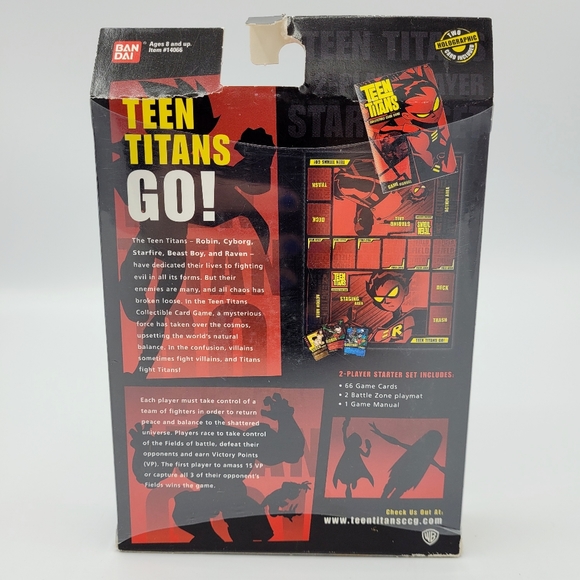 Teen Titans Go! Collectible Card Game 2 Player Starter Deck Set New Sealed - Picture 2 of 5